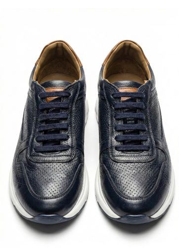 Navy Luxe Leather shoes