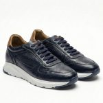 Navy Luxe Leather shoes